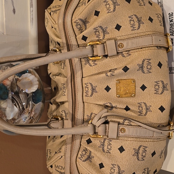 MCM Tan Monogram Women's Bag - Picture 2 of 11